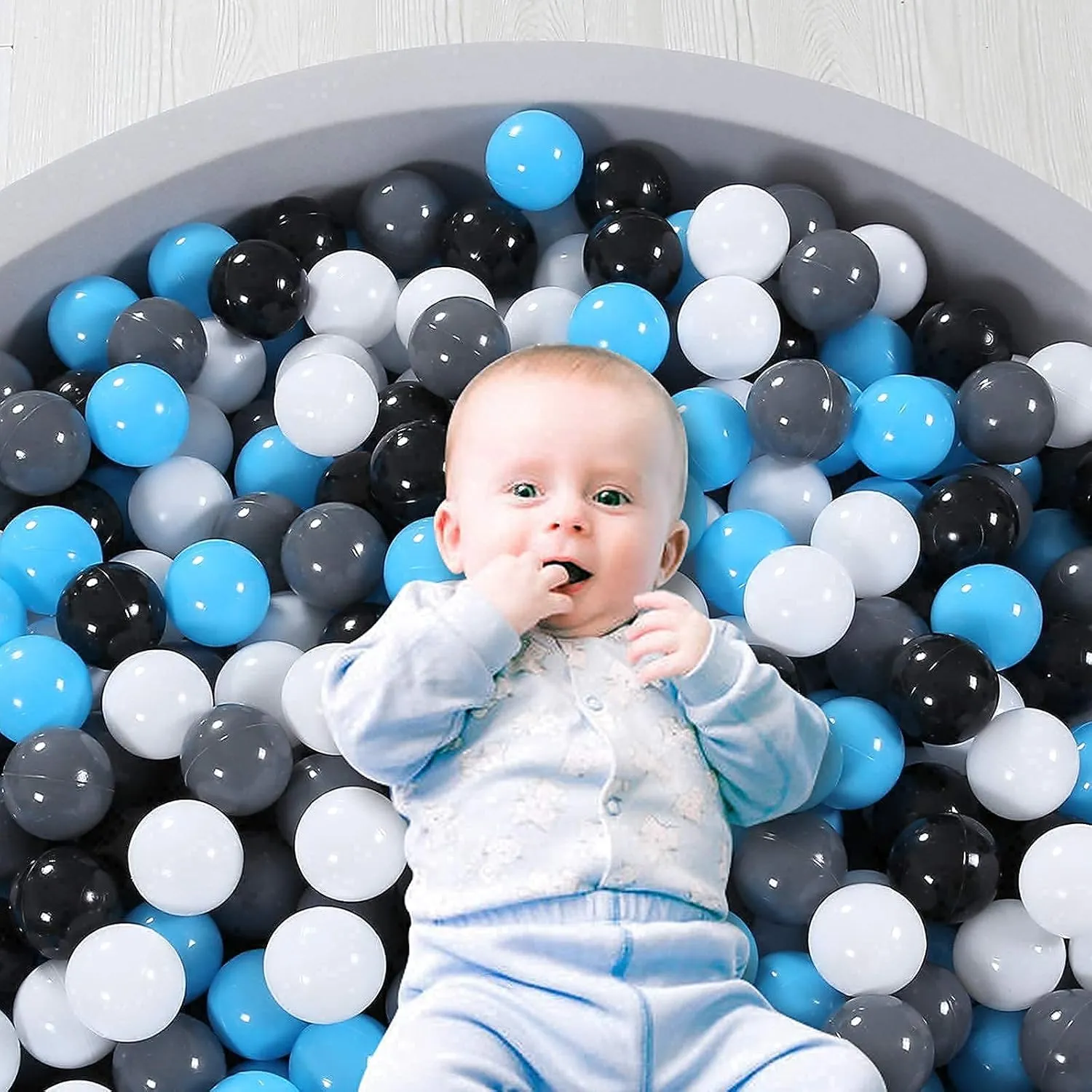 STARBOLO Star Ball Pit Balls - Pack of 100 200 500 1000 Macaron Balls BPA&Phthalate Free Non-Toxic Crush Proof Ocean Ball Soft Plastic Balls for 1-5 Years Kids Birthday Pool Tent Party.