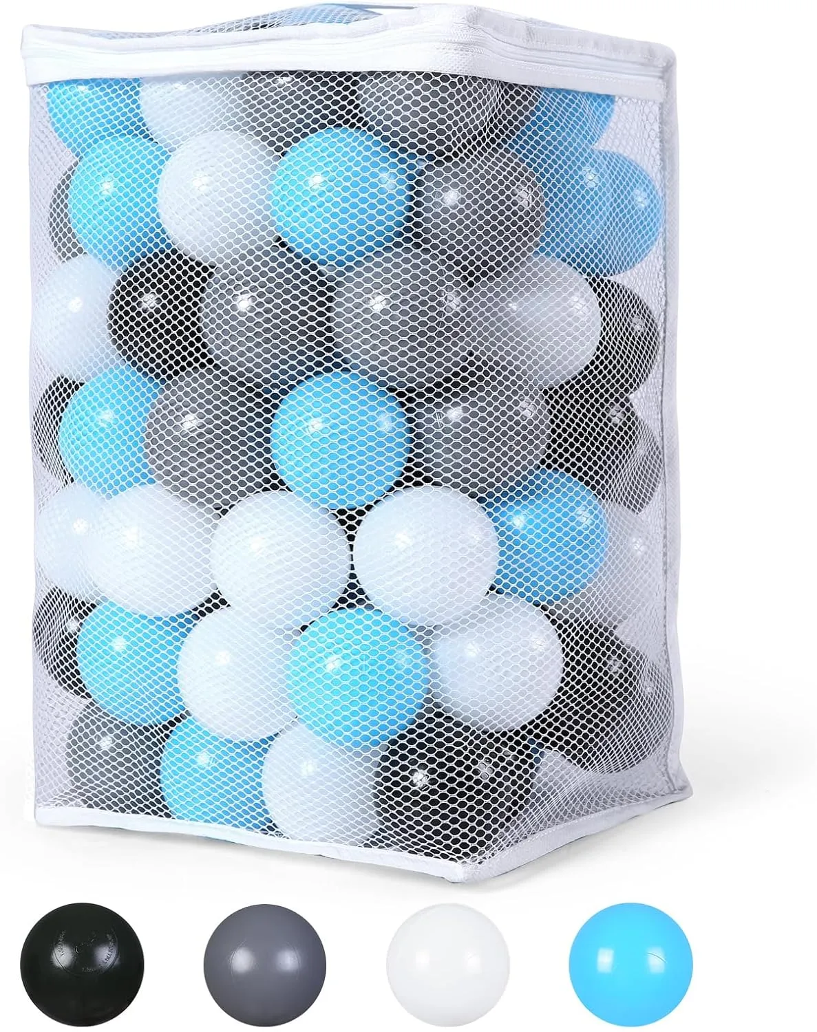STARBOLO Star Ball Pit Balls - Pack of 100 200 500 1000 Macaron Balls BPA&Phthalate Free Non-Toxic Crush Proof Ocean Ball Soft Plastic Balls for 1-5 Years Kids Birthday Pool Tent Party.
