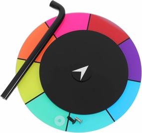 STOBAZA Sturdy Acrylic Spinning Roulette with Detachable Design for Events Parties and Carnivals Quick Setup Space Saving Engaging Game Spinner
