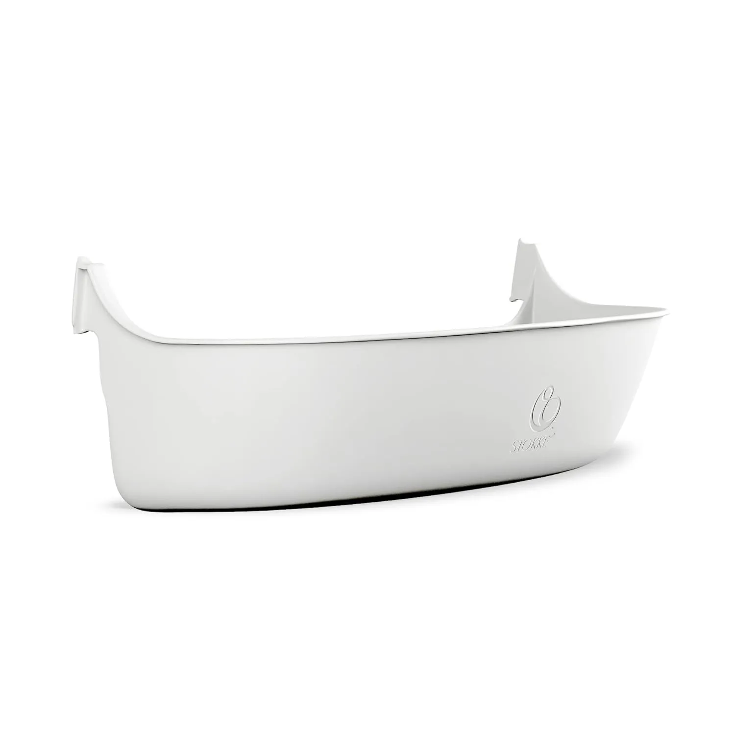 Stokke Tripp Trapp Storage, White - Flexible   Smart Storage Solution - Fits All Tripp Trapp Chairs Made After 2003 - Multifunctional, Safe   Easy to Use - Dishwasher Safe & BPA-Free