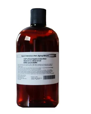 Super Intensive Anti-Aging Serum, 100% Pure Hyaluronic Acid, Vitamin C, Vitamin E, MSM, and DMAE (2x16oz)