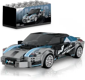 Super Racing Car Building Sets with Display Case, Collectible Champion Car Model DIY Building Kit, Cool Vehicles Construction Toy Sets for Adult Teens Kids Gift Idea(269 Pieces)