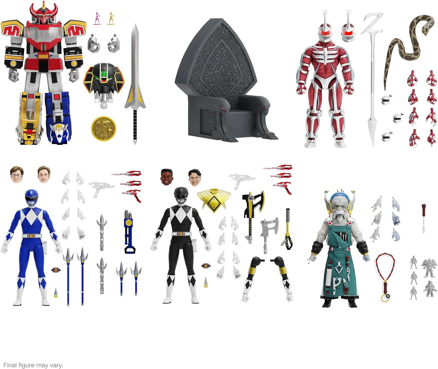 Super7 Mighty Morphin Power Rangers ULTIMATES! Wave 3 - Blue Ranger Action Figure