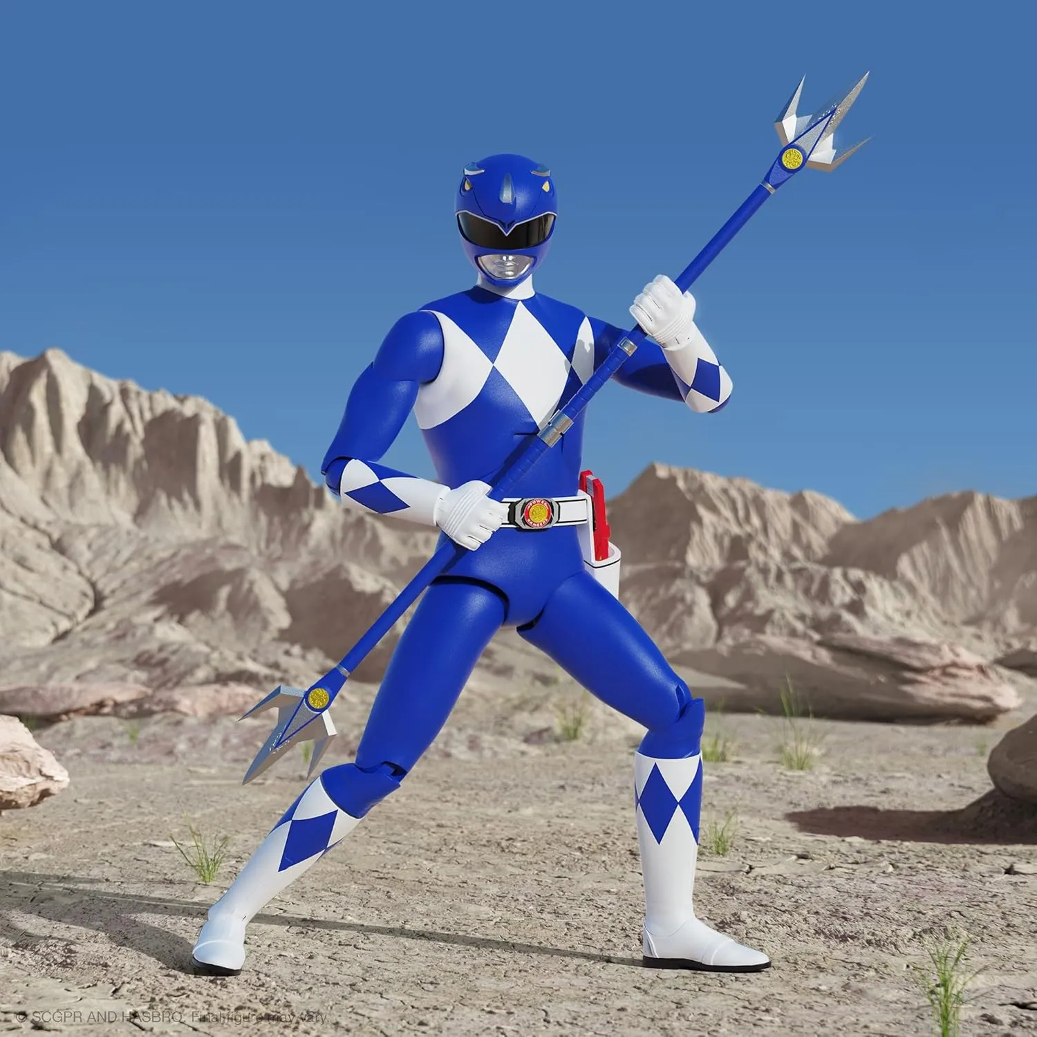 Super7 Mighty Morphin Power Rangers ULTIMATES! Wave 3 - Blue Ranger Action Figure