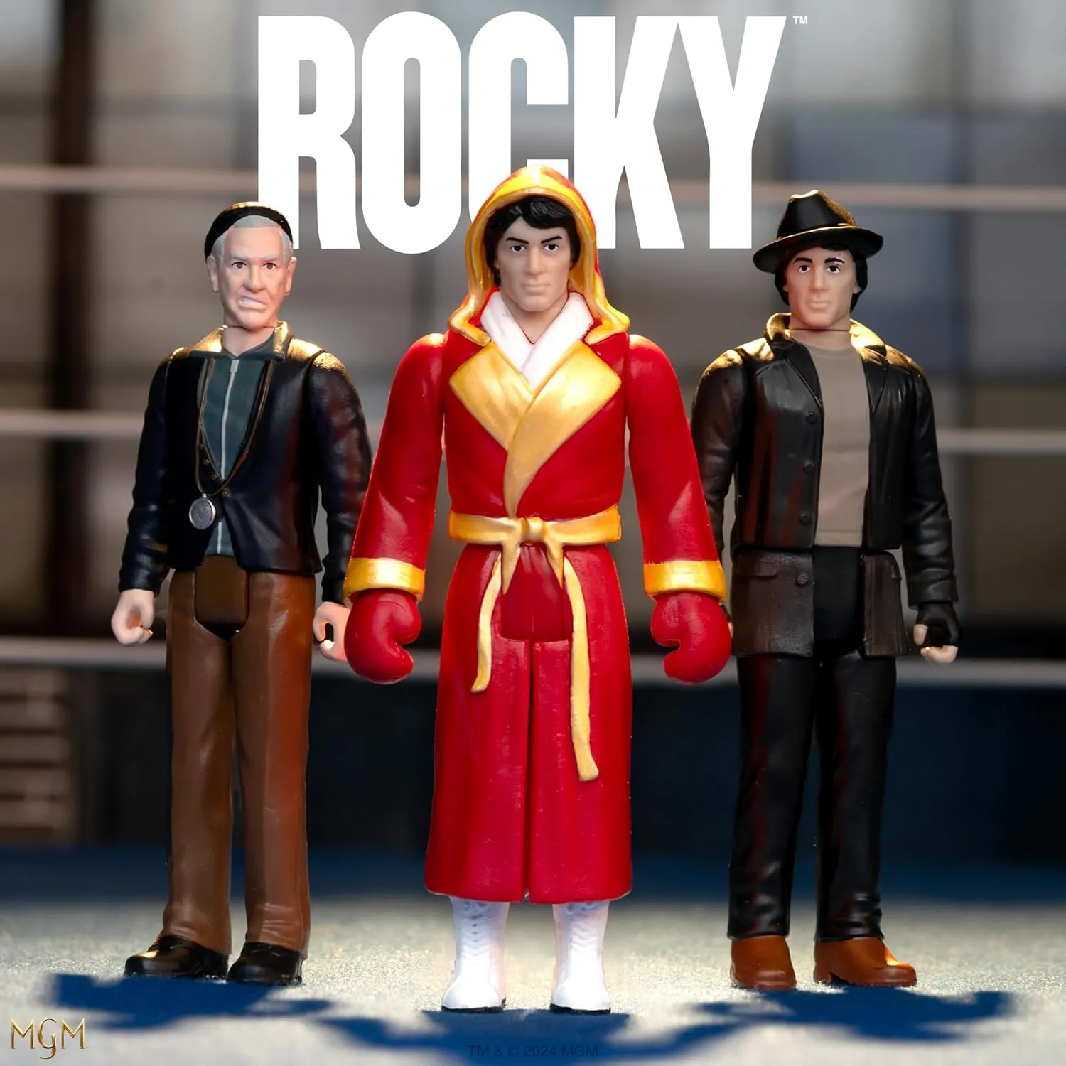 Super7 Rocky Balboa (Street) - 3.75" Rocky Action Figure with Accessories Classic Movie Collectibles and Retro Toys