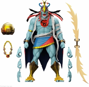 Super7 ULTIMATES! Thundercats Mumm-Ra (LED Eyes) - 7" Thundercats Action Figure with Accessories Classic Cartoon Collectibles and Retro Toys