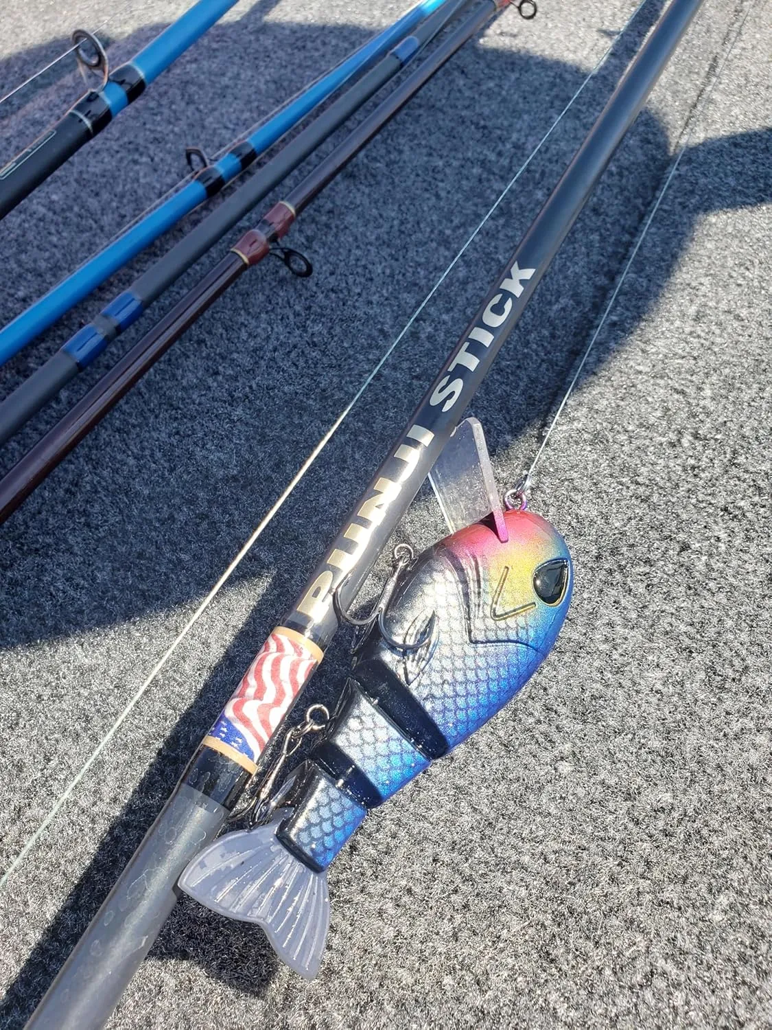 Swimbait Wake Bait for Bass Fishing – Realistic Jointed Hard Body Lure with 3D Eyes, Floating Action, Multi-Jointed Glide Bait for Freshwater & Saltwater, Perfect for Big Bass, Pike, Musky