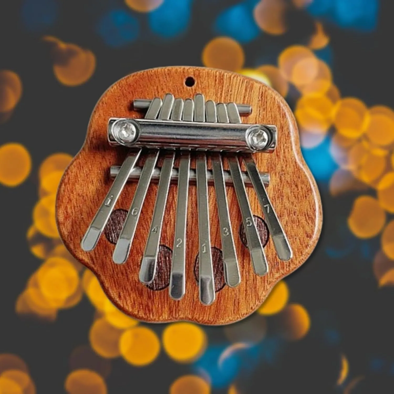Symmetry Finger Thumb Piano, Mini 8 Key Exquisite Finger Thumb Piano, Portable Mini Finger Thumb Piano, Musical Thumb Pianos,Simple to Pick Up, Fun to Play (Sea Shell)