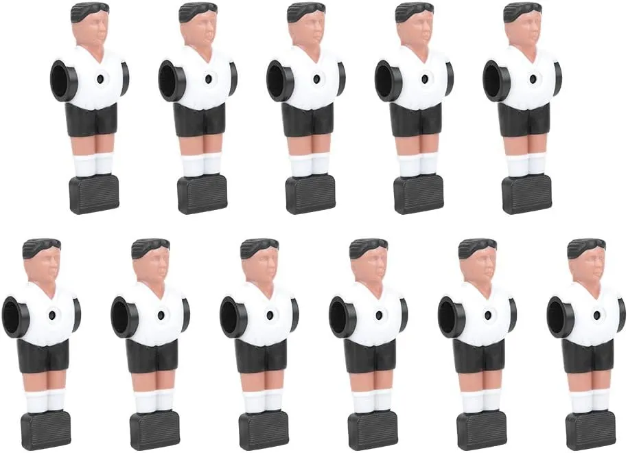 Table Soccer Ball Player, 11Pcs 1.4M Table Soccer Ball Man 110mm/4.3in Height Foosball Figurine for Football Game Machine Accessory