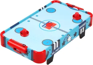 TALLO Table Top Air Hockey Table 24 inch, Battery-Operated Mini Air Hockey Table for Kids with 2 Pucks and Pushers, Light Weight, Portable Travel-Size, Games Toy Birthday Gift Idea for Girls and Boys