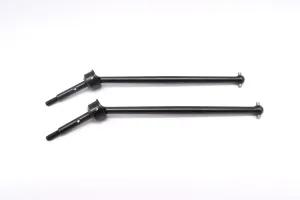 Team Mini 8ight-T Truggy Upgrade Parts Steel #45 Front/Rear CVD Drive Shaft - 1Pr Set Black