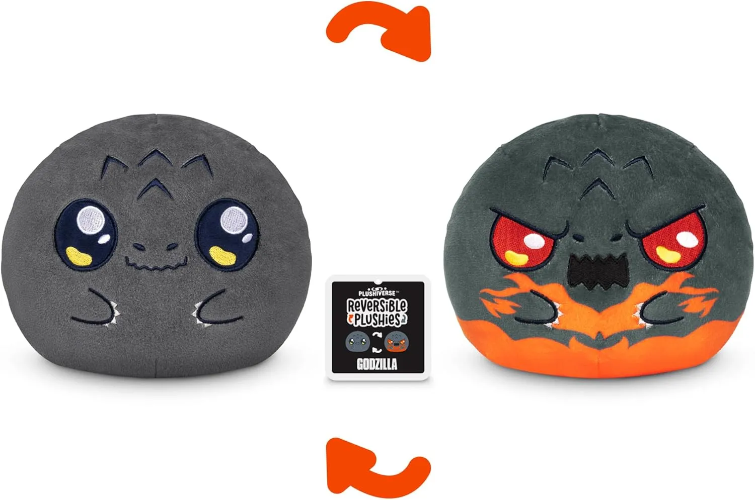 Teeturtle Godzilla Reversible 6" Plushie - Cute Kawaii Soft Stuffed Animal