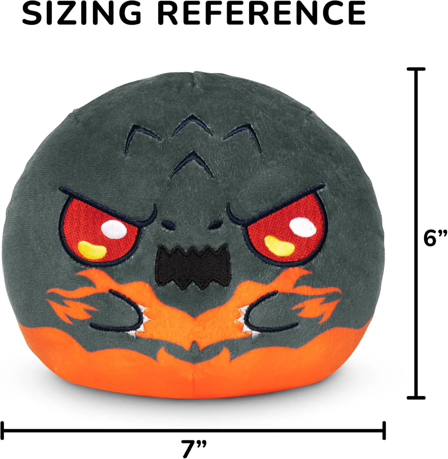 Teeturtle Godzilla Reversible 6" Plushie - Cute Kawaii Soft Stuffed Animal