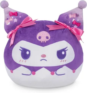 Teeturtle My Melody and Kuromi Anniversary Edition Reversible 6" Plushie - Pink and Purple - Cute Kawaii Soft Stuffed Animal