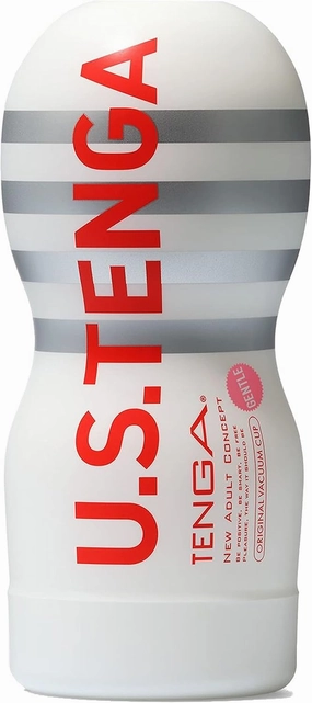 TENGA Male Masturbator U.S. Vacuum Cup Pleasure Device, Original Vacuum Cup, Gentle
