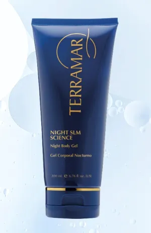 Terramar NIGHT SLM SCIENCE Night Body Gel - Anti-Cellulite Gel, Firms Skin, Smooths Orange-Peel Look, Intense Overnight Action, Improves Silhouette