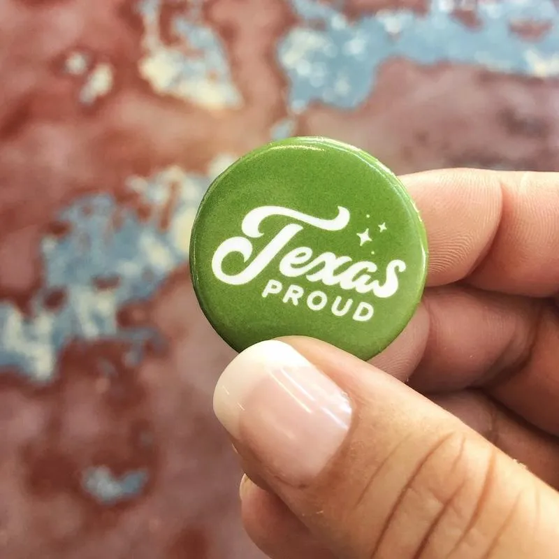 Texas Proud Button