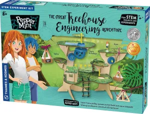 Thames & Kosmos 626020 Pepper Mint in The Great Treehouse Engineering Adventure Science Experiment Kit, Blue