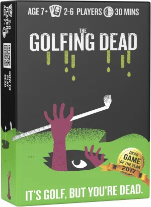 The Golfing Dead - Best New Zombie Card Game Top Family Games for 2 to 6 Players - Great for Adults, Couples, Teens, and Kids Ages 7 Years and Up - Golf Card Game with Funny Twists
