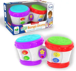 The Learning Journey Early Learning - Little Baby Bongo Drums - Electronic Musical Toddler Toys & Gifts for Boys & Girls Ages 12 Months & Up - Award Winning Musical Learning Toy, Multi