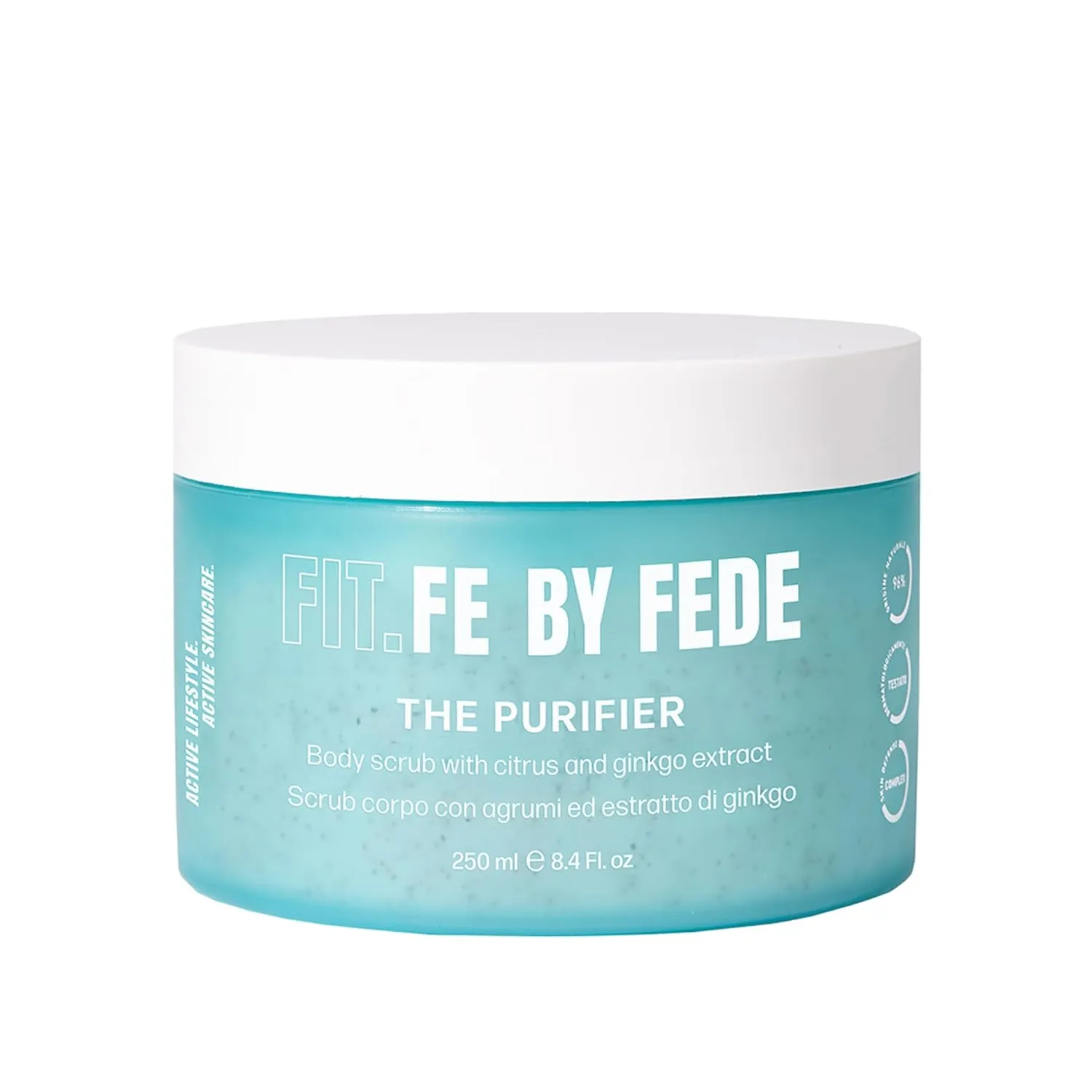 The Purifying Body Scrub - Exfoliating Body Scrub with Citrus and Ginkgo Biloba Extract for Skin Care - Personal Care Products - 8.4 oz