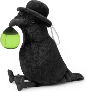 Tiny Heart Simulation Crow Stuffed Animal Plush Toy, 9.84inch Cute Super Soft Realistic for Kids Boys and Girls Collection Gifts Home Decor Christmas