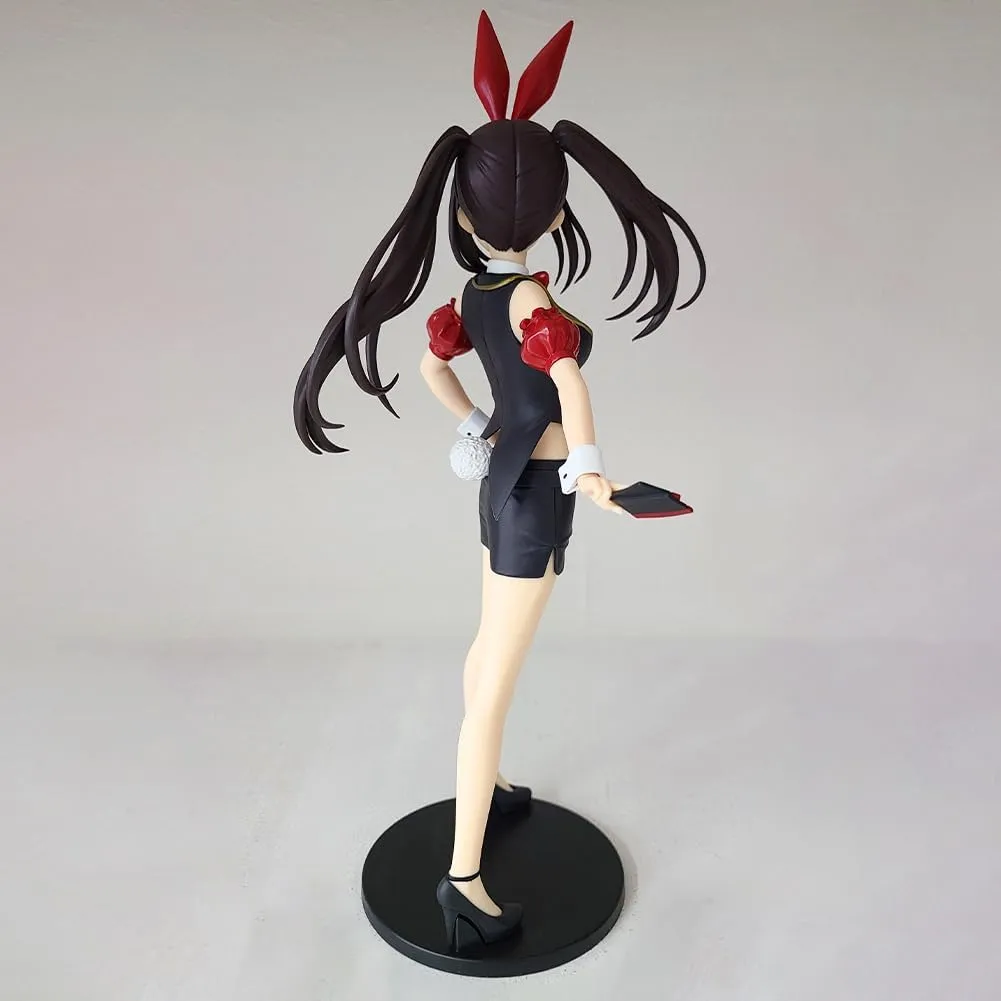 Tokisaki Kurumi Figurine Bunny Girl Figure Model 8.66" Standing Pose Anime Action Figures Tokisaki Kurumi Statue Collectibles Desktop Display