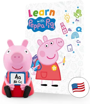 Tonies Learn with Peppa Audio Toy Figurine from Peppa Pig