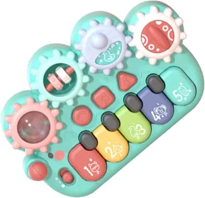 Totority Electric Musical for Fun Cartoon Animal Shape Lightweight Portable Design Develops Hand Eye Coordination and Hearing Skills Present for Indoor and Outdoor Play Battery Not Included