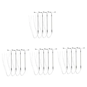 TOYANDONA 16pcs Miniature Street Lamp Model Led Doll House Street Light Scale Realistic Decor for Table and Model Railway Easy to Install Mini Lamp for Micro Landscape Lighting