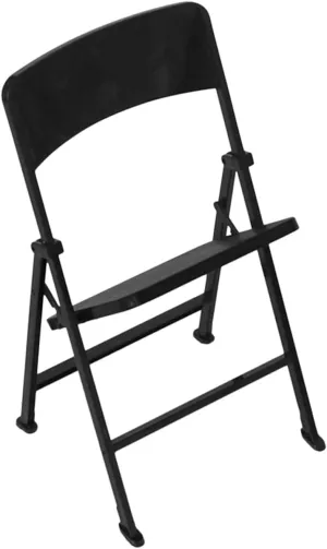Toyvian 2pcs Dollhouse Folding Chair Miniature 1/12 Scale Figure Accessories Miniture House Furniture Home Accents Decor Lounge Beach Chair Styling Chairs DIY Mini Foldable Chair Black Toy