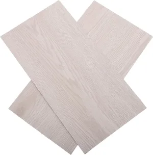 Toyvian 2pcs Dollhouse Imitation Wood Grain Flooring DIY Material Flooring Miniature Floorboard for Dollhouse Scene Decor