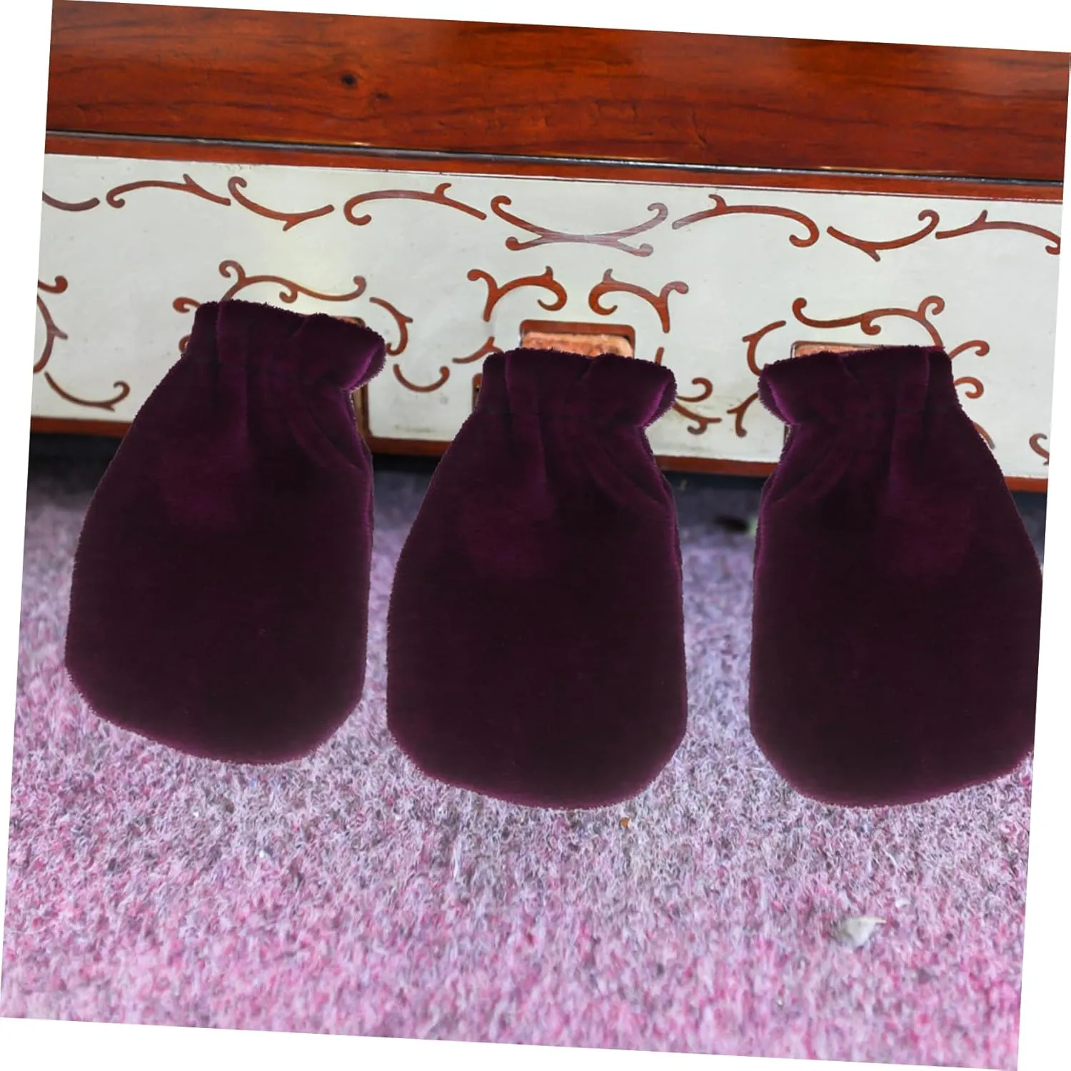 Toyvian Sets Piano Foot Sustain Pedal Sleeves Protective Covers for Piano Accessories Lightweight Portable and Easy to Clean
