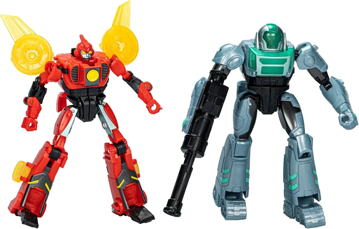 Transformers EarthSpark Cyber-Combiner Terran Twitch and Robby Malto Robot Action Figures, Interactive Toys for Boys and Girls Ages 6 and Up
