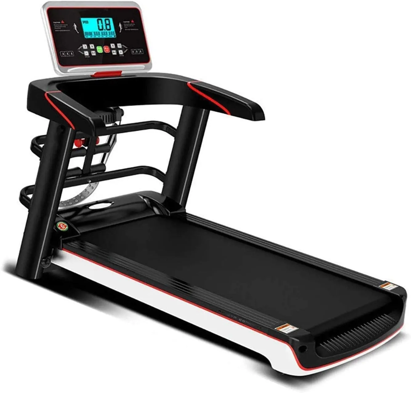Treadmills for Home,Foldable Electric Running Machines,Multi-Function Treadmills,Electric Motorized Treadmill with Device Holder,Shock