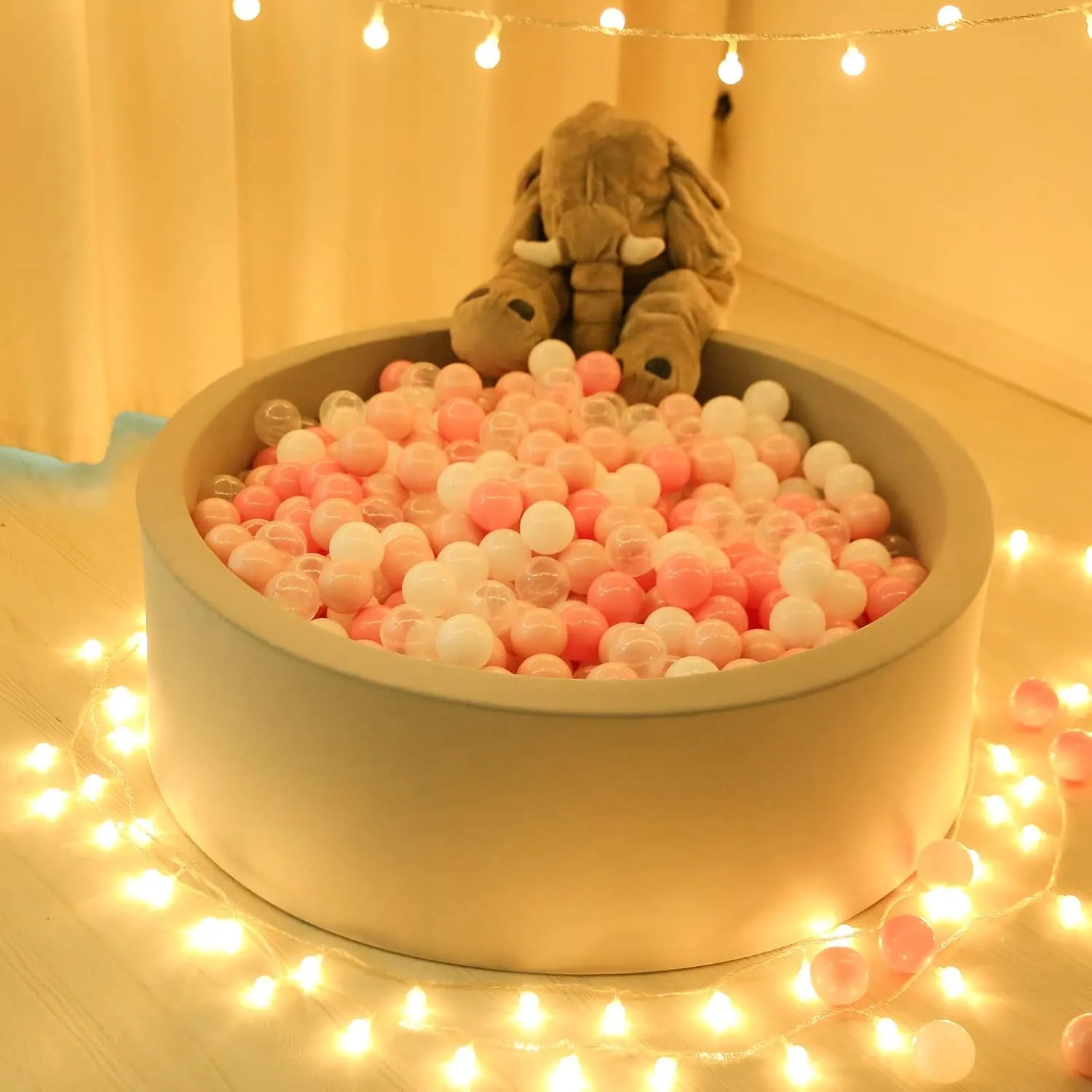 TRENDPLAY Plastic Balls for Ball Pits - Hollow Balls- Safe and Exciting Playtime - Perfect for Baby Pools, Birthday Party Decoration, 50 170 500
