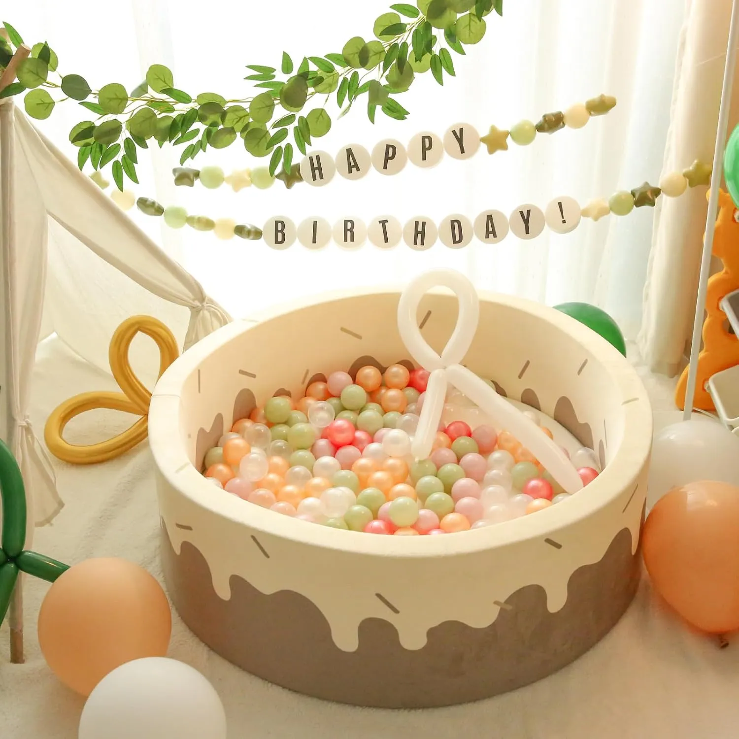 TRENDPLAY Plastic Balls for Ball Pits - Hollow Balls- Safe and Exciting Playtime - Perfect for Baby Pools, Birthday Party Decoration, 50 170 500