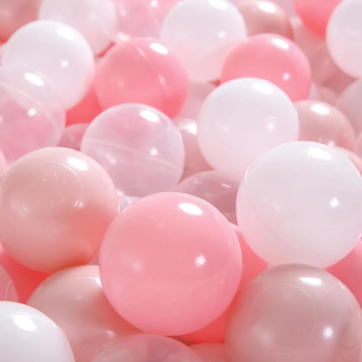 TRENDPLAY Plastic Balls for Ball Pits - Hollow Balls- Safe and Exciting Playtime - Perfect for Baby Pools, Birthday Party Decoration, 50 170 500