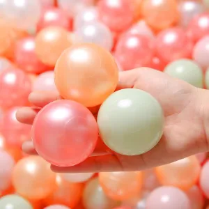 TRENDPLAY Plastic Balls for Ball Pits - Hollow Balls- Safe and Exciting Playtime - Perfect for Baby Pools, Birthday Party Decoration, 50 170 500