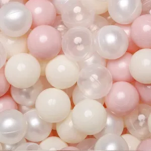 TRENDPLAY Plastic Balls for Ball Pits, Pack of 100 Hollow Balls, Perfect for Toddler Baby Pools,Party Decoration, 2.2 Inch 2.4 Inch 2.75 Inch