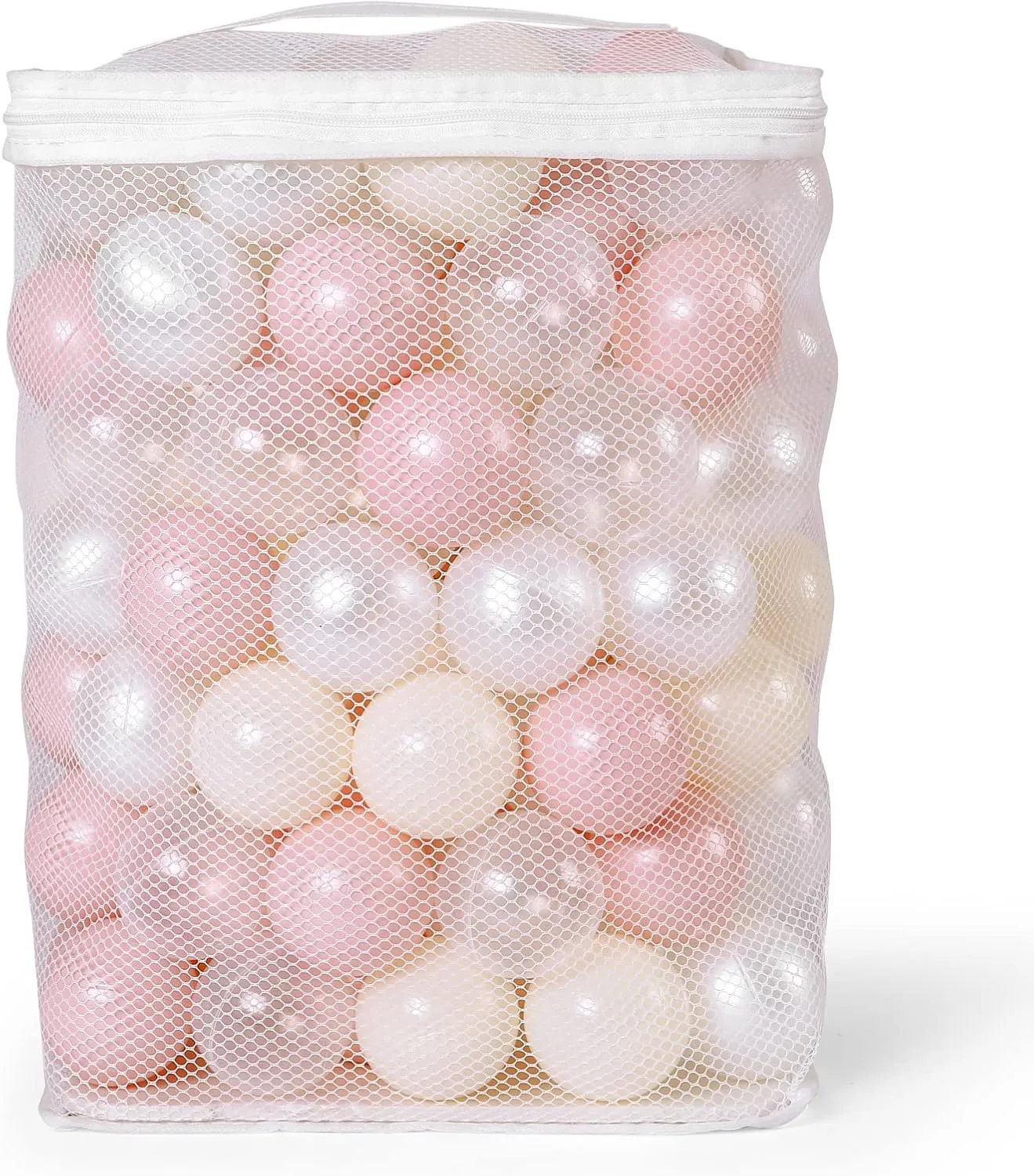 TRENDPLAY Plastic Balls for Ball Pits, Pack of 100 Hollow Balls, Perfect for Toddler Baby Pools,Party Decoration, 2.2 Inch 2.4 Inch 2.75 Inch