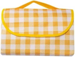 Trendy Thickened Outdoor Camping Mat Waterproof Grass Mat Portable Picnic Beach Camping Ground Cover Carpet(Yellow)
