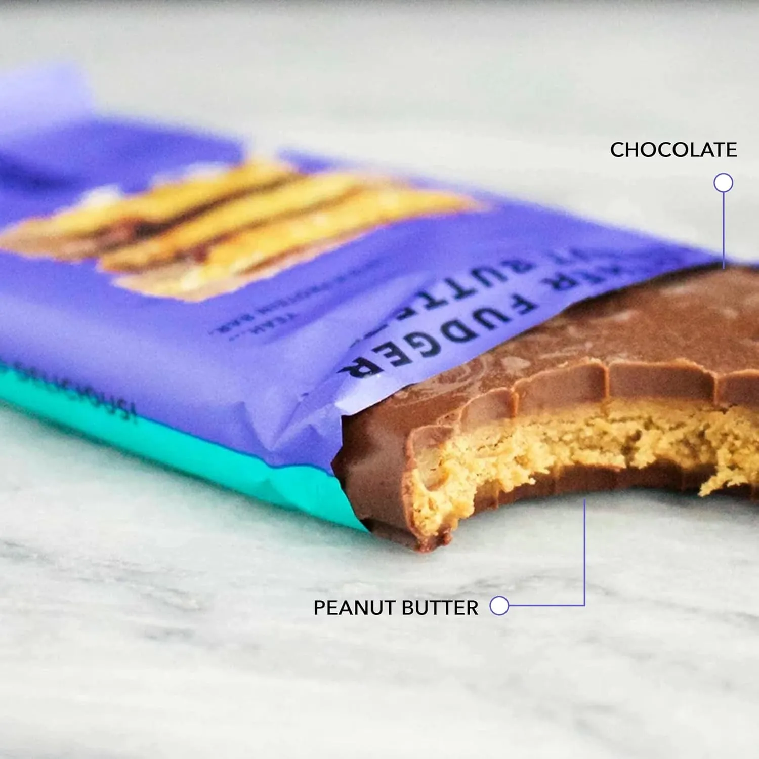 TRUBAR Vegan Protein Bar, Smother Fudger Peanut Butter, Gluten Free, Plant Based, High Fiber, Dairy Free, Low Fat, Non GMO, No Sugar Alcohols, 12G Lean Protein, 13G Fiber, Healthy Snack Bars, 12 CT