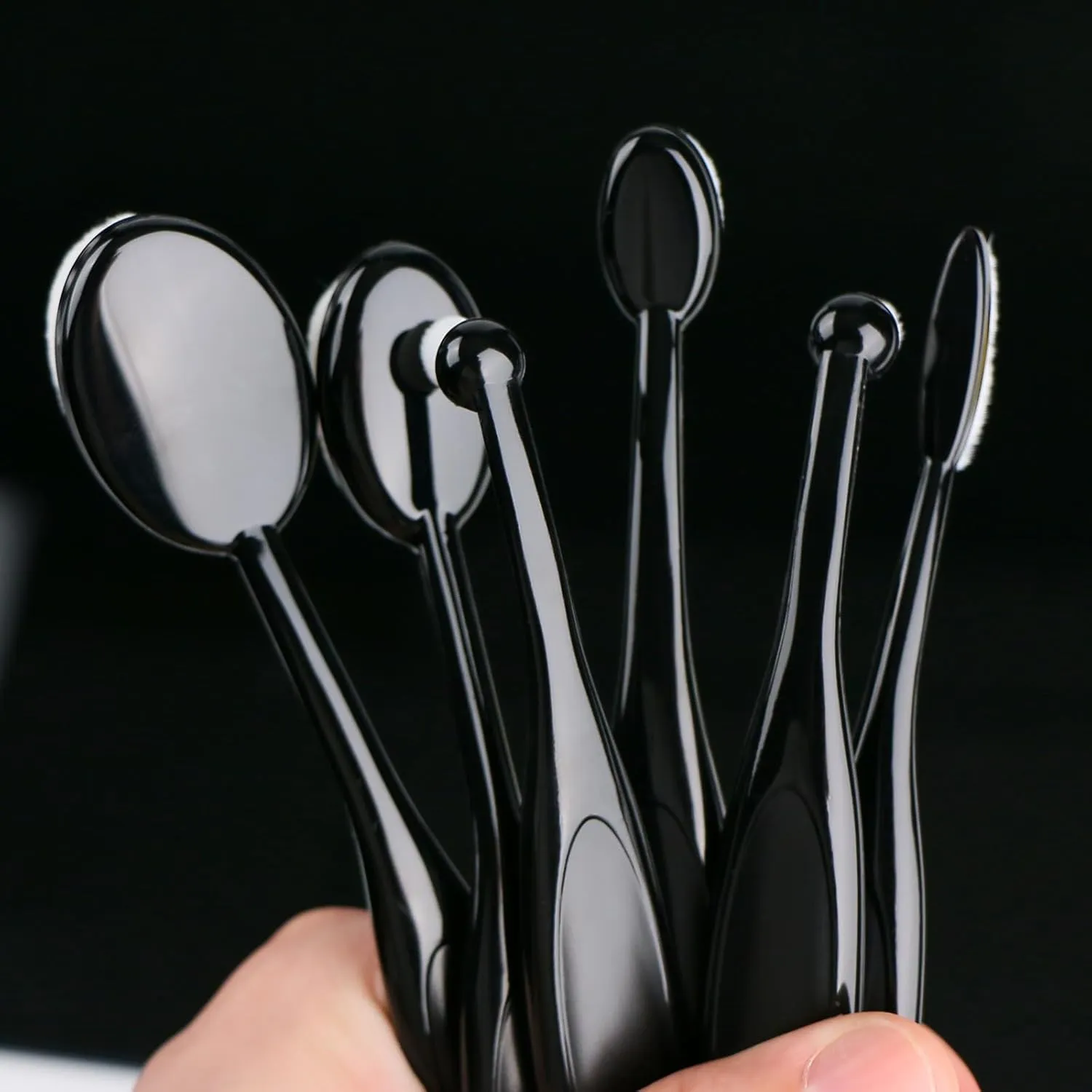 UNIMEIX 6 Pack Blending Brush for Card Making Crafting Ink Blender Brushes Set Tool Paper Background Brush Drawing