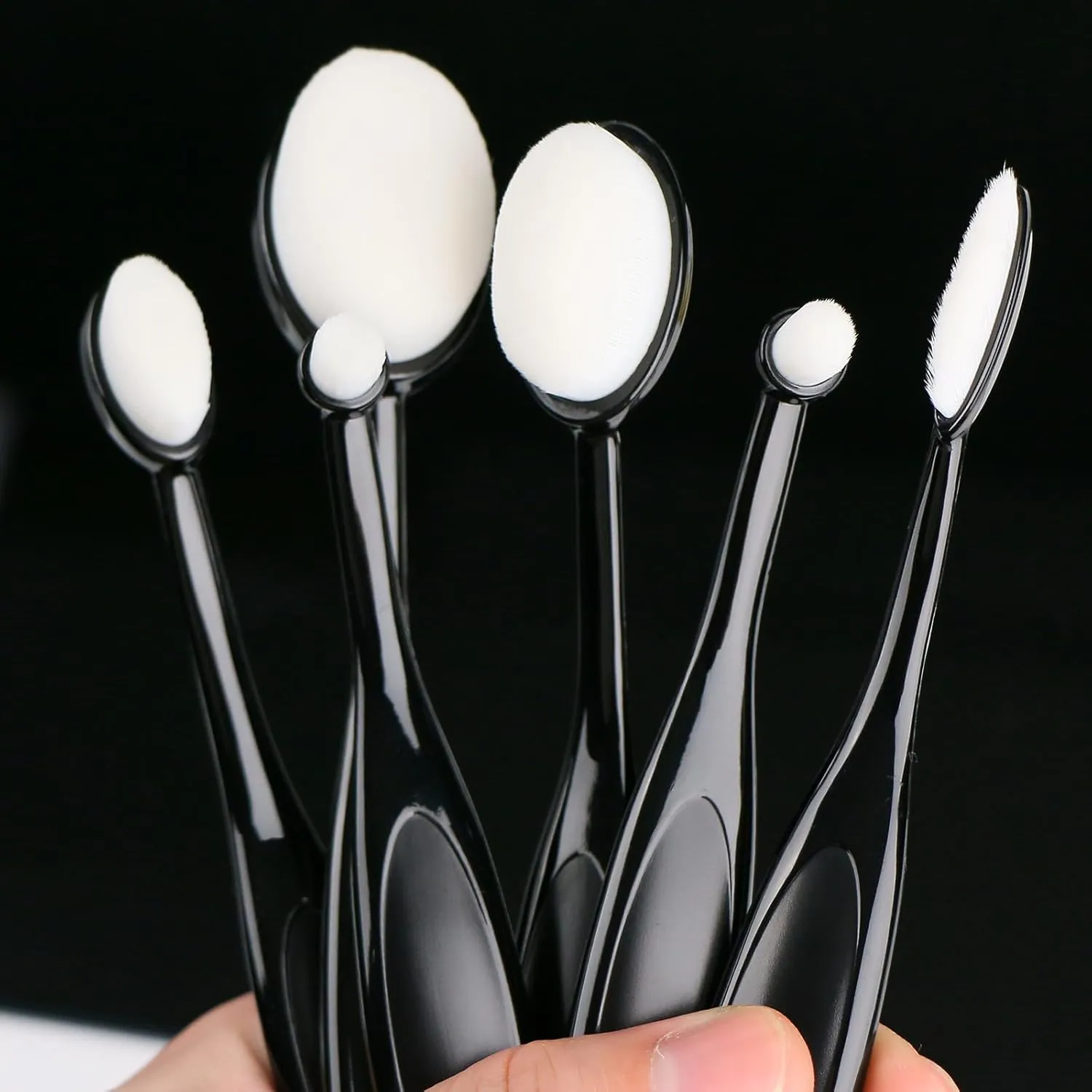UNIMEIX 6 Pack Blending Brush for Card Making Crafting Ink Blender Brushes Set Tool Paper Background Brush Drawing