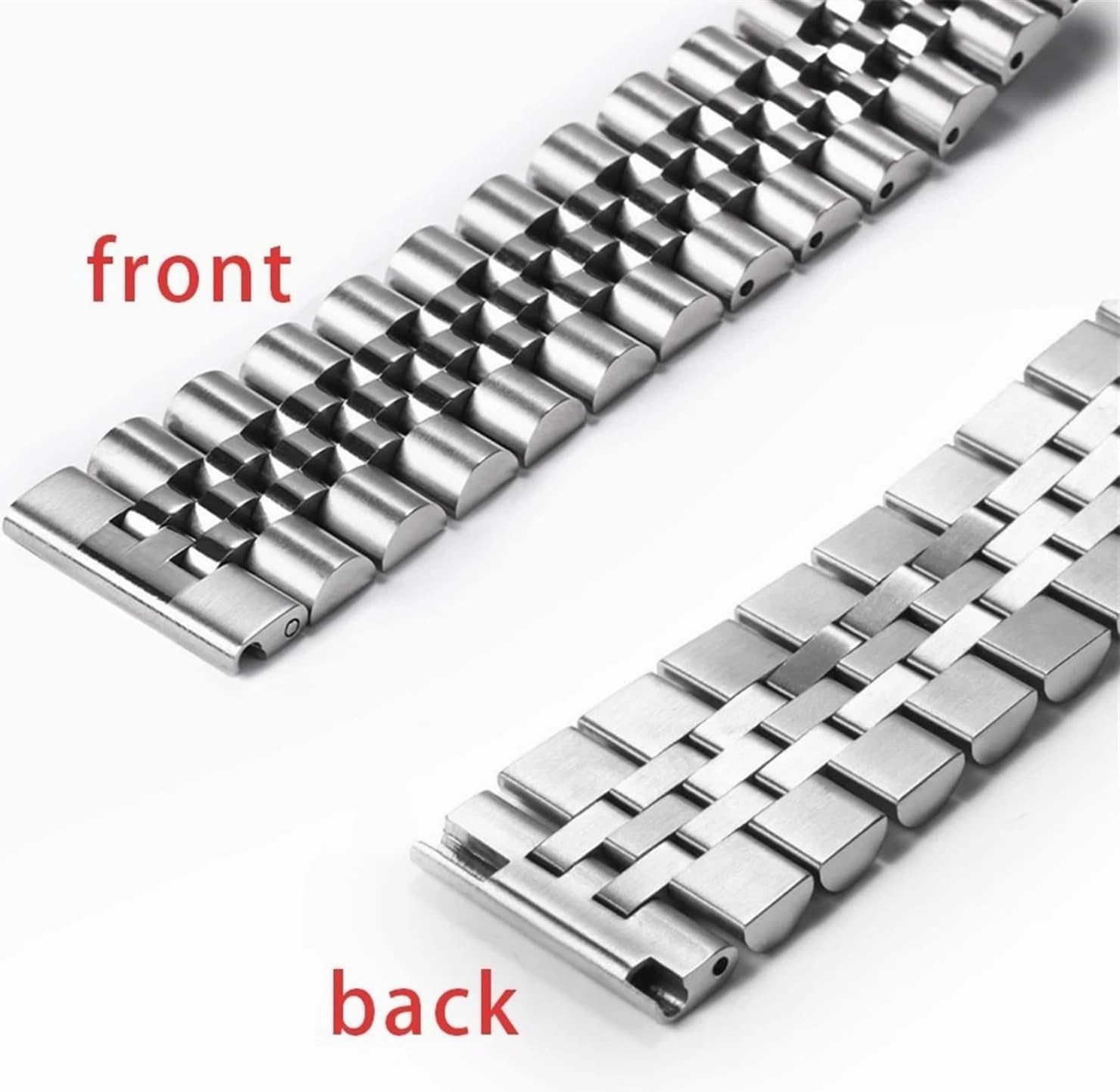 Universal Solid Stainless Steel Watch Band For Traditional Watch Smart Watch Quartz Watch Unisex Watch Band