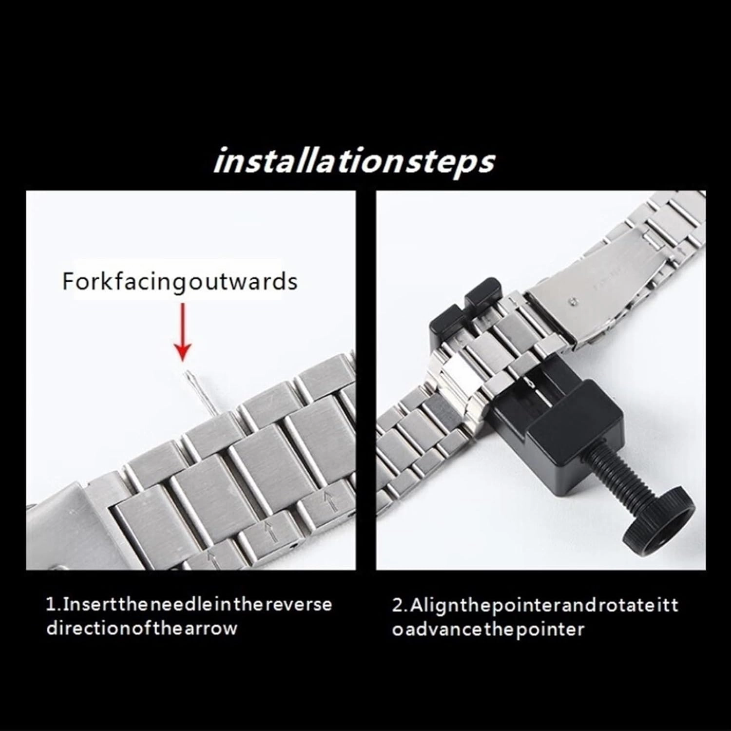 Universal Solid Stainless Steel Watch Band For Traditional Watch Smart Watch Quartz Watch Unisex Watch Band