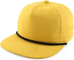 UPF 50  Water Repellent Classic Golf Ball Cap with Braided Rope