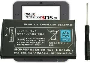 Upgraded SPR-003 Battery for Nintendo 3DS XL New 3DS XL LL 3DSXL N3DSXL Game Console Battery Replacement, Switch Video Game Console, with Repair Tool Kit, Longer Capacity Playing Time