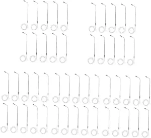 UPKOCH 5sets Model Railway Train Lamp Posts Led Model Street Lamps Set n Scale Led Railroad Lights for Decoration 10pcs*5